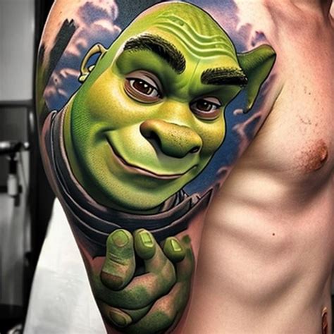 Shrek Tattoo Openart