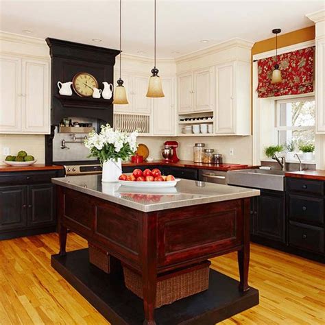 60 Awesome Kitchen Island Designs With Images Antique White Kitchen
