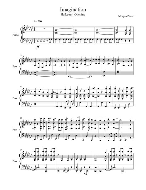 Imagination Sheet Music For Piano Download Free In Pdf Or Midi