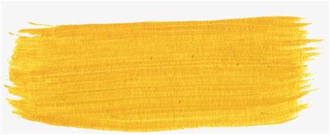 11 Yellow Paint Brush Strokes Transparent Png 1280x468 Free