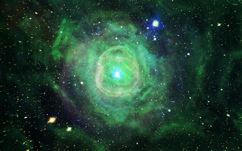 Download Green Nebula Wallpaper Space By Jhill Green Space