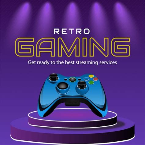Premium Vector Banner Design Of Retro Gaming Template