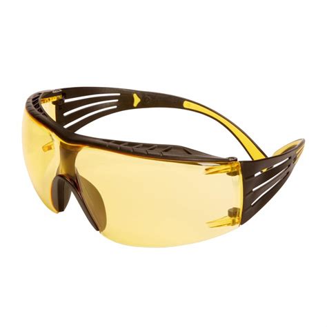 3m™ Securefit™ Protective Eyewear 400 Series Sf403xsgaf Yel Amber Scotchgard™ Anti Fog Lens