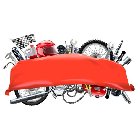 Motorcycle Spare Parts Vector Get Images