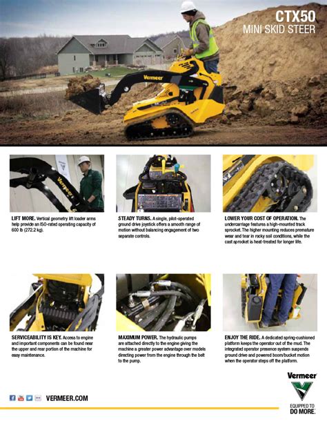 Vermeer Ctx50 Mini Skid Steer Unrivalled Reliability And Support
