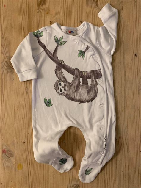 Animal Onesie Sloth Baby Clothes Sleep Suits Cool Kids Etsy Onesies