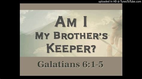 Am I My Brothers Keeper Pastor Johan Knies Youtube