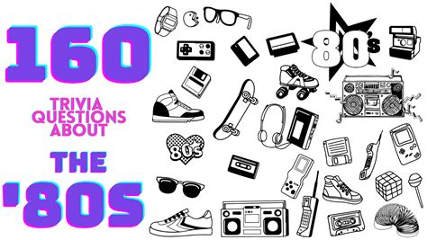 Totally Rad Trivia Extravaganza 160 Questions About The 80s Trivia