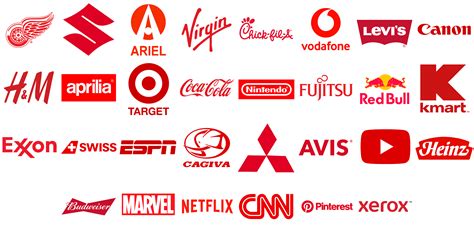 Companies With Red Logos