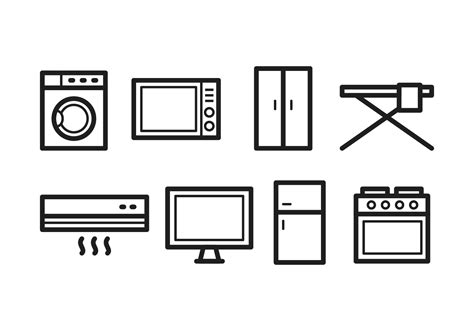 Home Appliances Vector Art Icons And Graphics For Free Download
