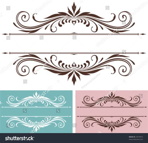 Vectorized Scroll Design Stock Vector Royalty Free 23479915