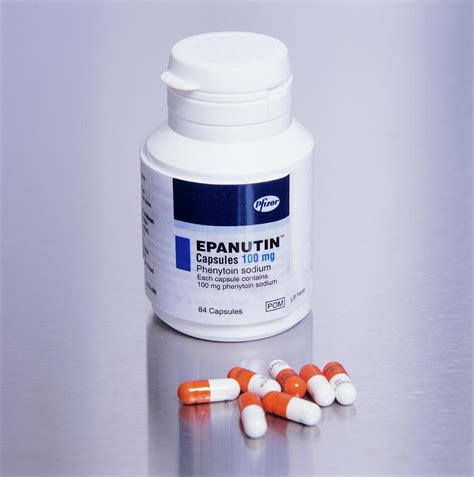 epanutin anti epilepsy drug photograph by mark thomas science photo library