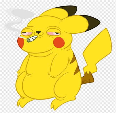 Pikachu Weedle Meme Pikachu Kunst Cannabis Carnivoran Png PNGWing