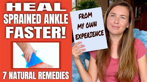 Sprained Ankle 7 Simple Natural Remedies To Help You Heal Faster