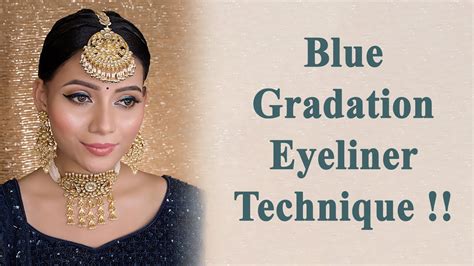 How To Create Blue Eyeliner Youtube