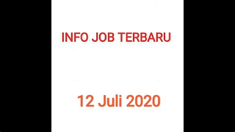 Info loker dicafe bjm hari ini. Info LOKER hari ini / Lowongan Kerja / Info Job TERBARU ...