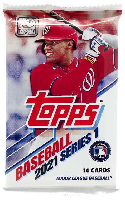 Mlb Topps 2021 Series 1 Baseball Trading Card Pack