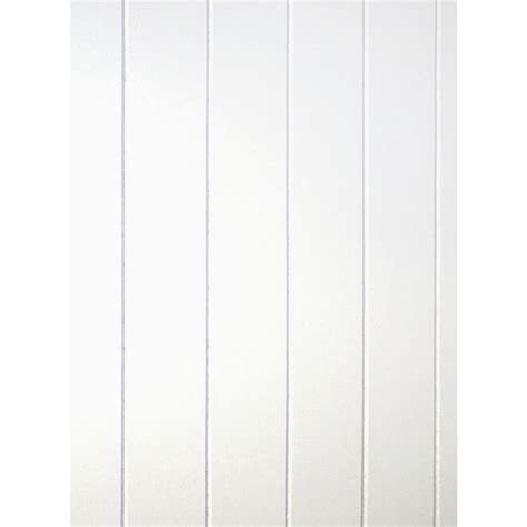 Dpi 4 Ft X 8 Ft X 316 In White Dover V Groove Wall Paneling Do It