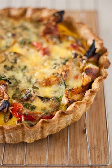 Roasted Vegetable Quiche Vegetarian Dishes Vegetable Quiche Quiche
