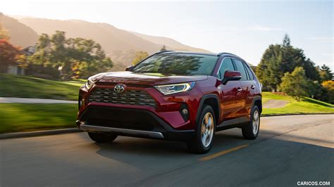 2019 Toyota Rav4 Hybrid Limited Color Ruby Flare Pearl Front Three