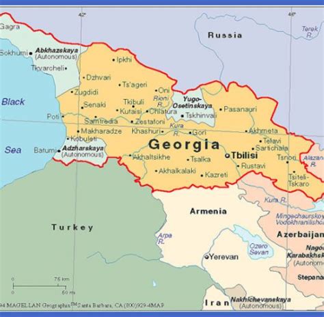 Map Republic Of Georgia Archives