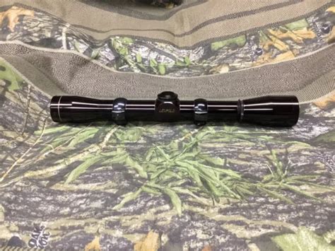 Nice Leupold M8 4x Rifle Scope With Redfield Rings Duplex Reticle
