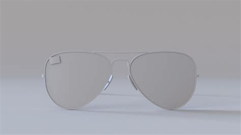 Artstation Ray Ban Aviator Classic Sunglasses 3d Model Game Assets