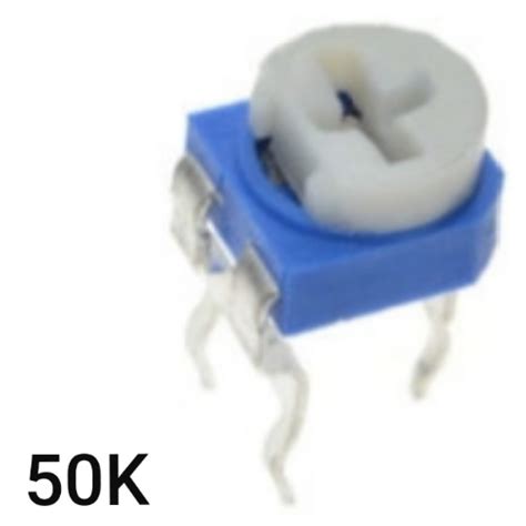 Potentiometer 50k Preset Single Turn Rm065 Srk Electronics