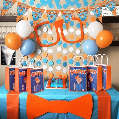 Blippi Theme Party Banner For Kids Childrens Birthday Party Supplies