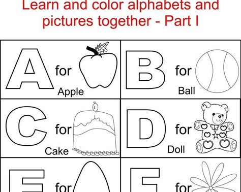 Alphabet Worksheets For 4 Year Olds