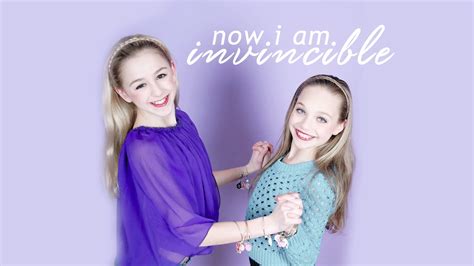 Maddie Ziegler Chloe Lukasiak Invincible Youtube