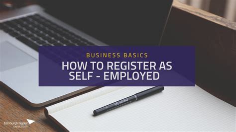 How To Register As Self Employed Youtube