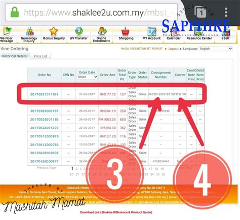 You can also track and trace your status by yunda express tracking no. Step 3 ; tengok Consignment Number