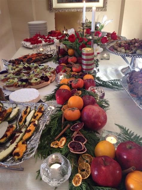 Christmas Lunch Made By Me Buffet Table Christmas Lunch Party Platters