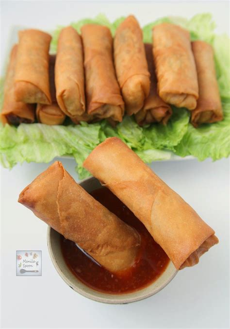 They are great as a cool summertime appetizer, and are delicious dipped in spring rolls are my absolute favorite vietnamese food. Manila Spoon: Lumpia (Filipino Vegetarian Spring Rolls ...