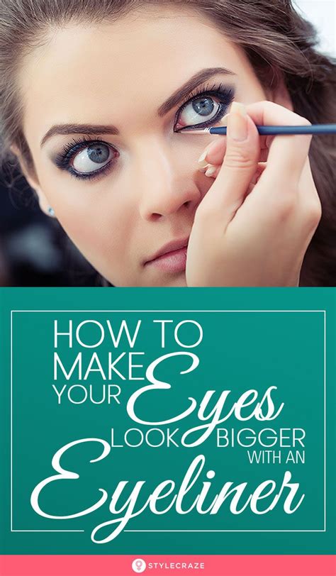 Create your perfect eye look with gel pencil eyeliner or liquid eyeliner. How To Make Small Eyes Look Bigger With Eyeliner ...