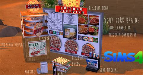 Pizzeria Restaurant Cc For The Sims 4 All Free All Sims Cc