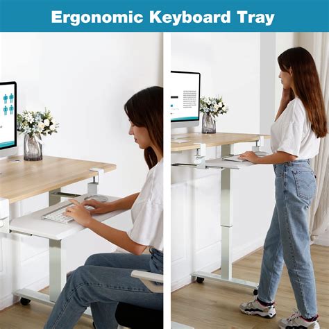 Mua Woka Keyboard Tray Under Desk Ergonomic 26x12 Keyboard Mouse