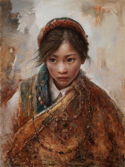 唐伟民 Tang Wei Min Portrait art Portrait painting Art painting oil
