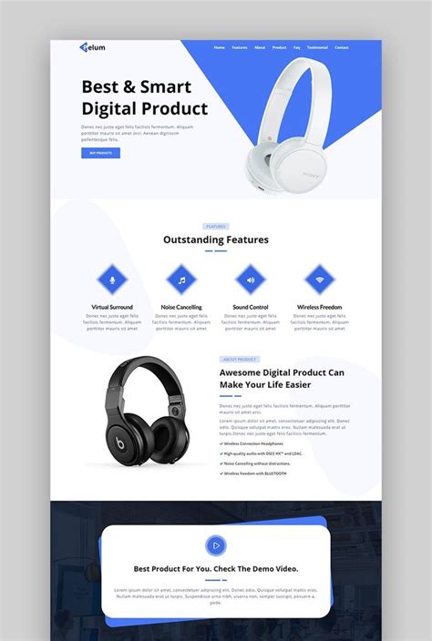 25 Best Product Landing Page Templates Great 2021 Examples Landing