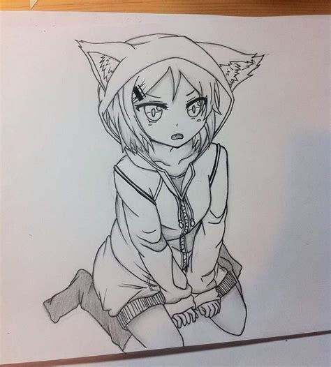 Neko Girl Drawing~ Anime Amino