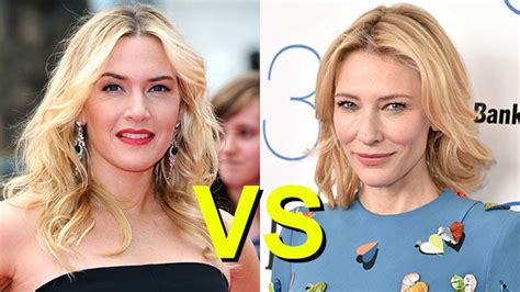 Celebrity Showdown Kate Winslet Vs Cate Blanchett Entertainment Tonight