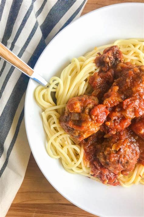 Homemade Spaghetti And Meatballs Recipe Lifes Ambrosia