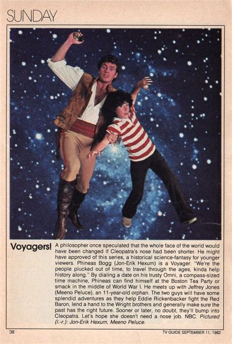 Voyagers Write Up From 1982 Tv Guide Fall Preview Tv Guide Childhood