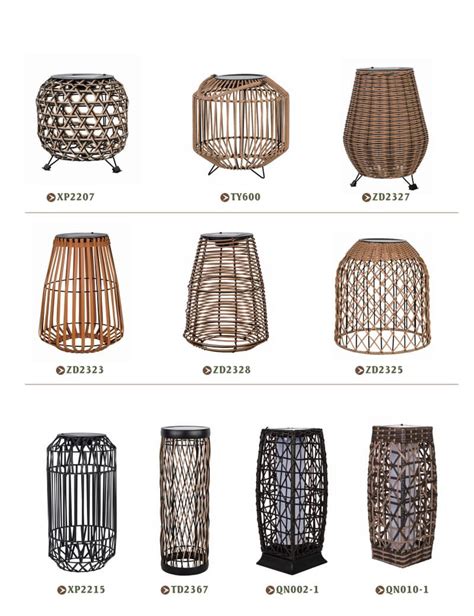 Solar Rattan Lantern Light LUMICUTE