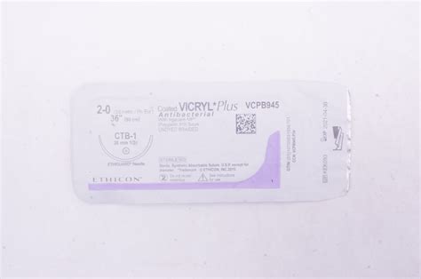 Ethicon Vcpb945 2 0 Vicryl Plus Ctb 1 36mm 12c 36inch X Imedsales