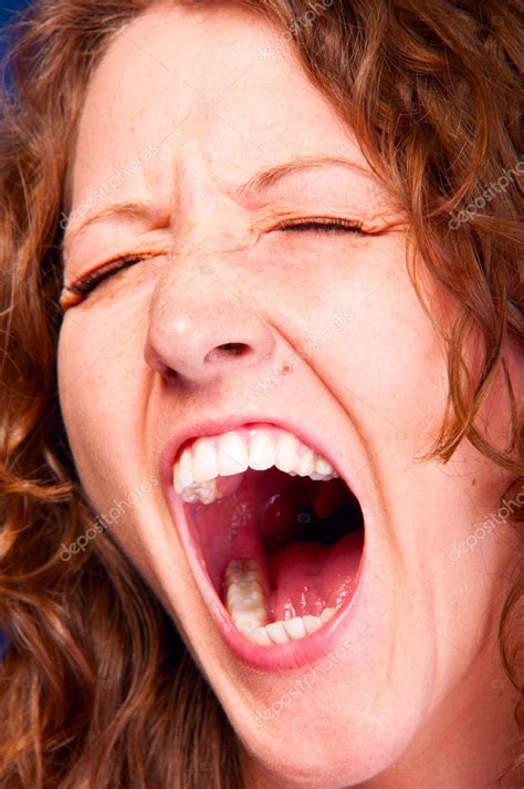 Screaming Woman Stock Photo Sergeypeterman 6563369