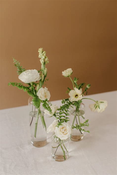 Weddingvales Bud Vases Wedding White Wedding Flowers Wedding