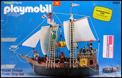 Playmobil Set 0104 Sch Super Deluxe Pirate Ship Set Klickypedia