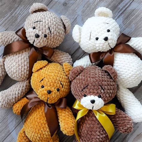 Crochet Pattern Teddy Bear Amigurumi Amiguroom Toys